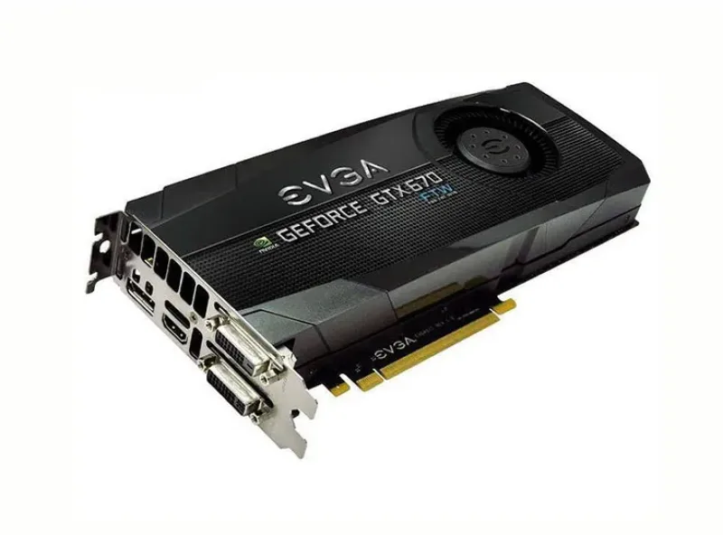 04G-P4-3673-AR - EVGA GeForce GTX 670 FTW+ 4GB 256-Bit GDDR5 PCI Express 3.0 x16 Dual DVI/ HDMI/ DisplayPort/ SLI Support Video Graphics Card