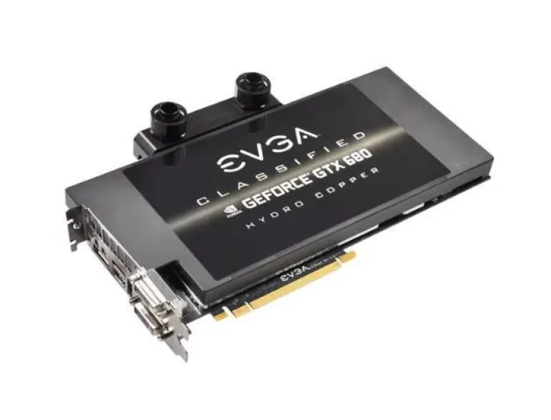 04G-P4-3689-B1 - EVGA GeForce GTX 680 Hydro Copper 4GB GDDR5 256-Bit PCI-Express 3.0 x16 Dual DVI Graphics Card