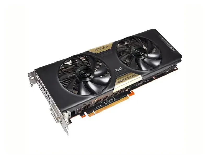 04G-P4-3774-B6 - EVGA Nvidia GeForce GTX 770 Dual 4GB GDDR5 256-Bit PCI-Express 3.0 x16 Dual DVI Graphics Card