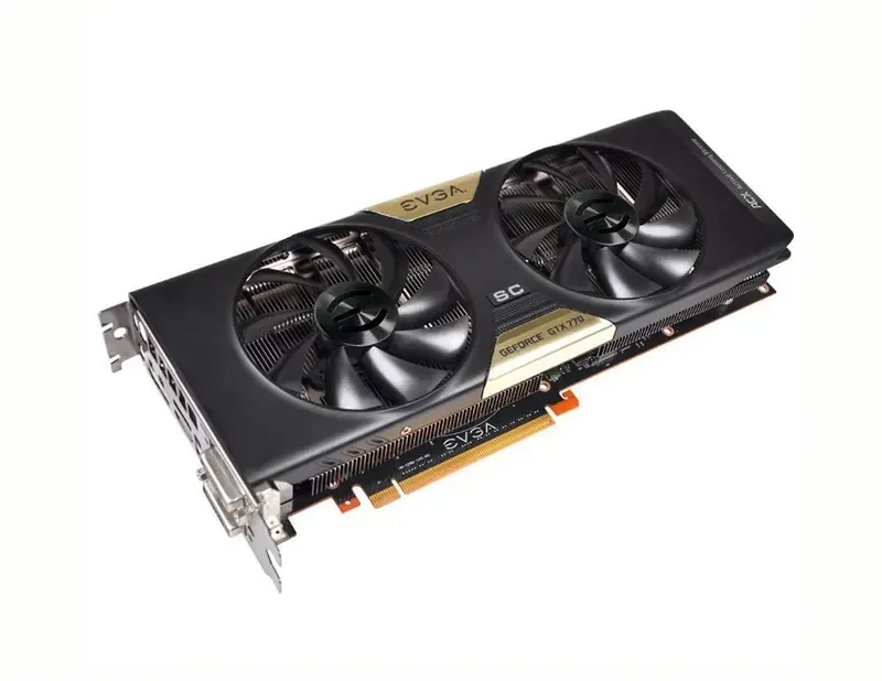 04G-P4-3774-L1 - EVGA GeForce GTX 770 Dual SuperClocked (SC) 4GB GDDR5 256-Bit PCI Express 3.0 x16 Dual DVI/ HDMI/ DisplayPort Video Graphics Card