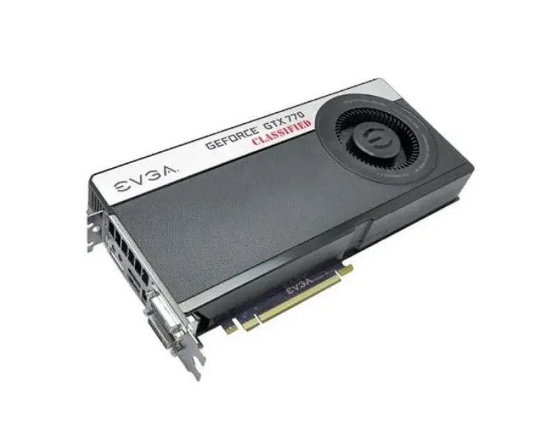 04G-P4-3777-KR - EVGA GeForce GTX 770 Classified 4GB 256-Bit GDDR5 PCI Express 3.0 Dual DVI/ HDMI/ DisplayPort/ SLI Support Video Graphics Card