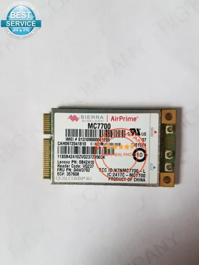 04W3792 - Lenovo MC7700 GOBI 4000 WWAN Card for ThinkPad X230 Tablet