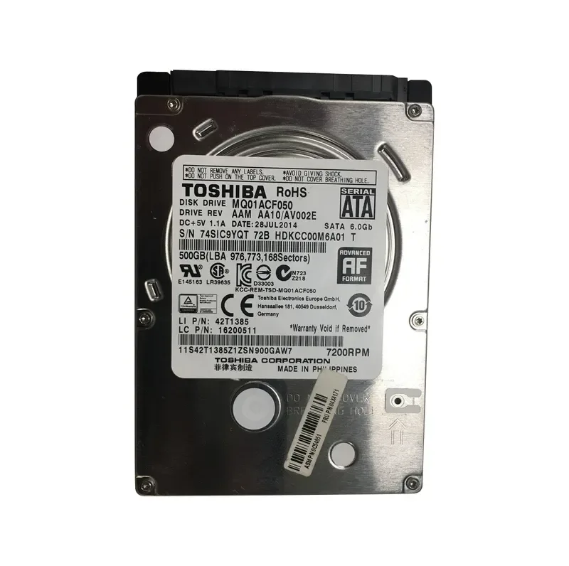 04X4171 - Lenovo 500GB 7200RPM SATA 6Gb/s 2.5-inch Hard Drive