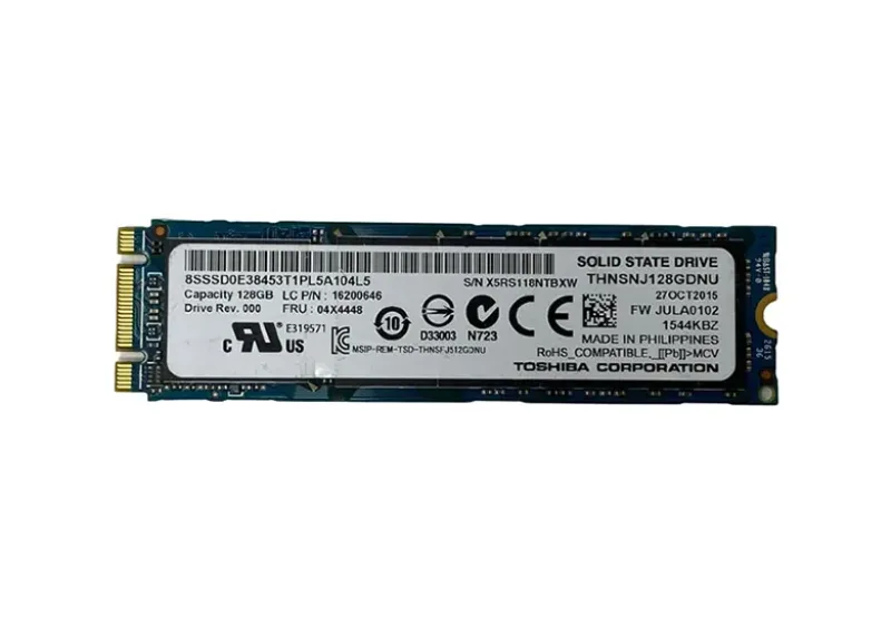 04X4448 - Lenovo 128GB SATA 6Gb/s 2.5-inch Solid State Drive
