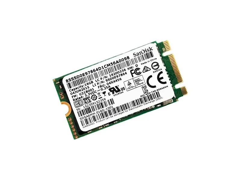 04X4456 - Lenovo 16GB M.2 2242 Solid State Drive for ThinkPad Yoga 14