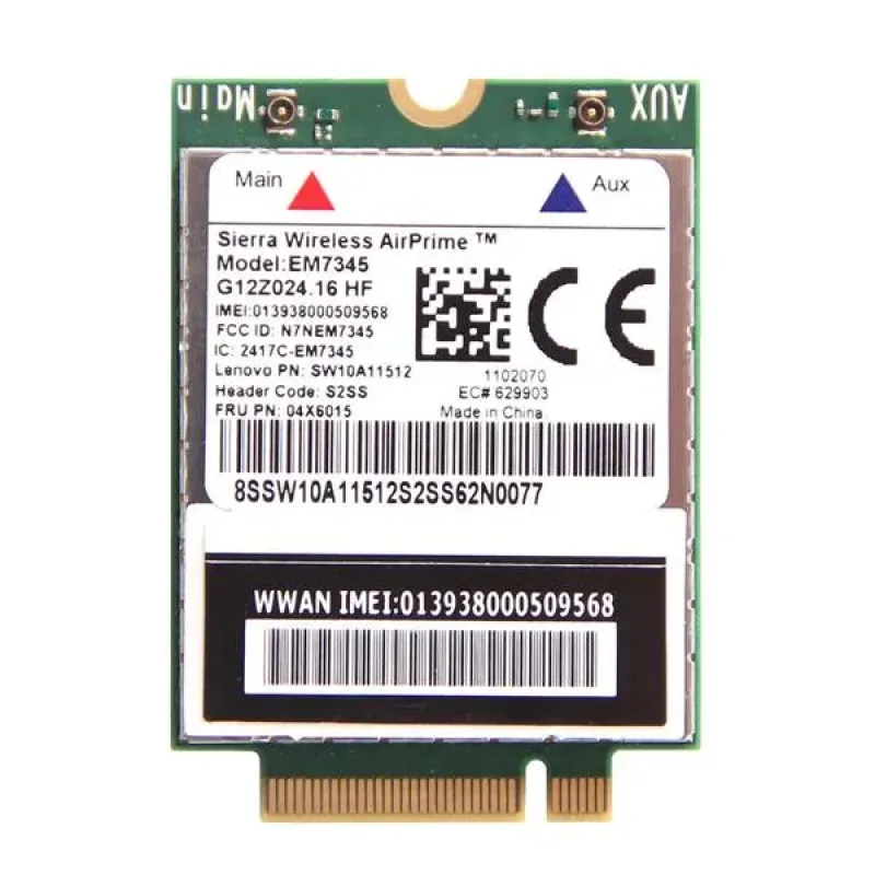 04X6015 - Lenovo 42Mb/s M.2 Wireless Card for ThinkPad ATOM 10