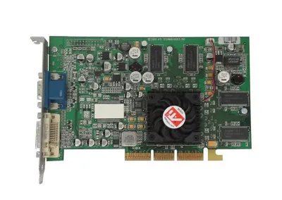 04Y905 - Dell ATI R200 Fire GL 64MB DDR Dual DVI Video Graphics Card