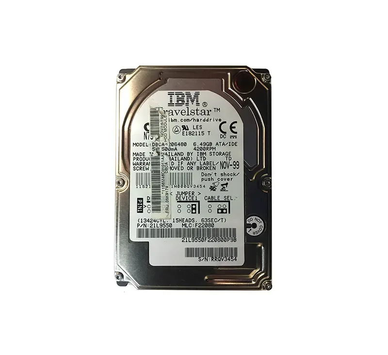 05K9174 - IBM Travelstar 12GN 6.4GB 4200RPM ATA-66 512KB Cache 2.5-inch Hard Drive
