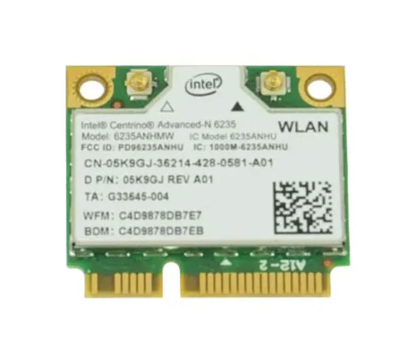 05K9GJ - Dell Intel Centrino 6235ANHMW Advanced-N 6232 WLAN Wireless Wi-Fi Card