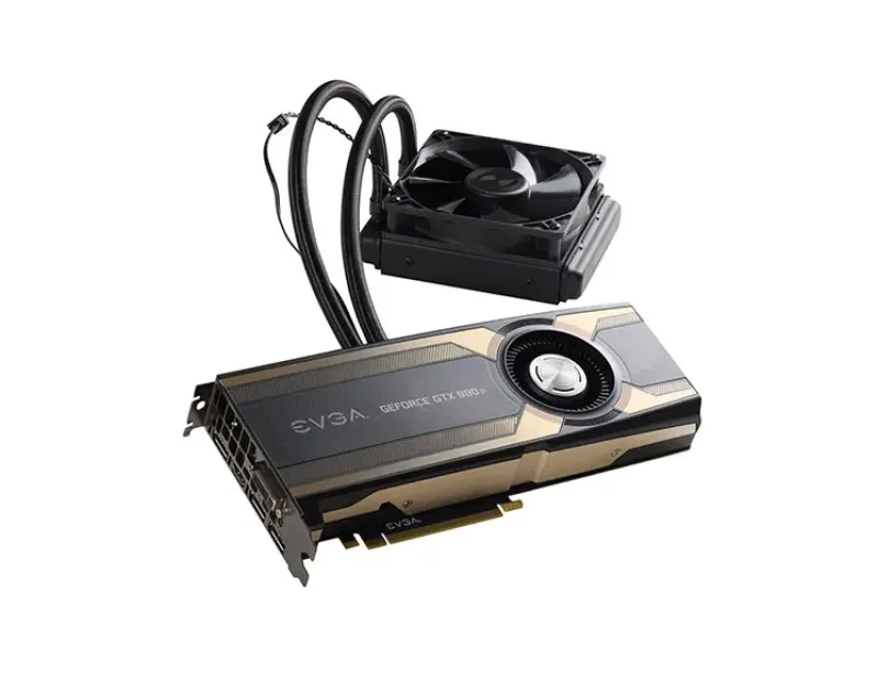 06G-P4-1996-AR - EVGA GeForce GTX 980 Ti HYBRID 6GB 384-Bit GDDR5 PCI Express 3.0 DVI-I/ HDMI/ 3x DisplayPort Video Graphics Card