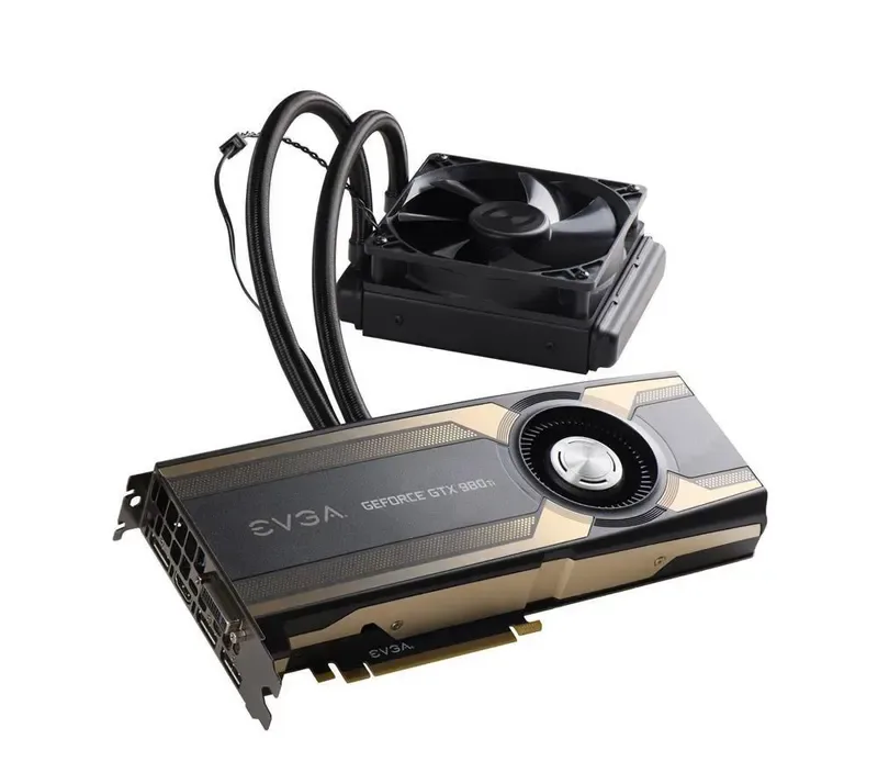 06G-P4-1996-L1 - EVGA GeForce GTX 980 Ti HYBRID 6GB 384-Bit GDDR5 PCI Express 3.0 DVI-I/ HDMI/ 3x DisplayPort Video Graphics Card