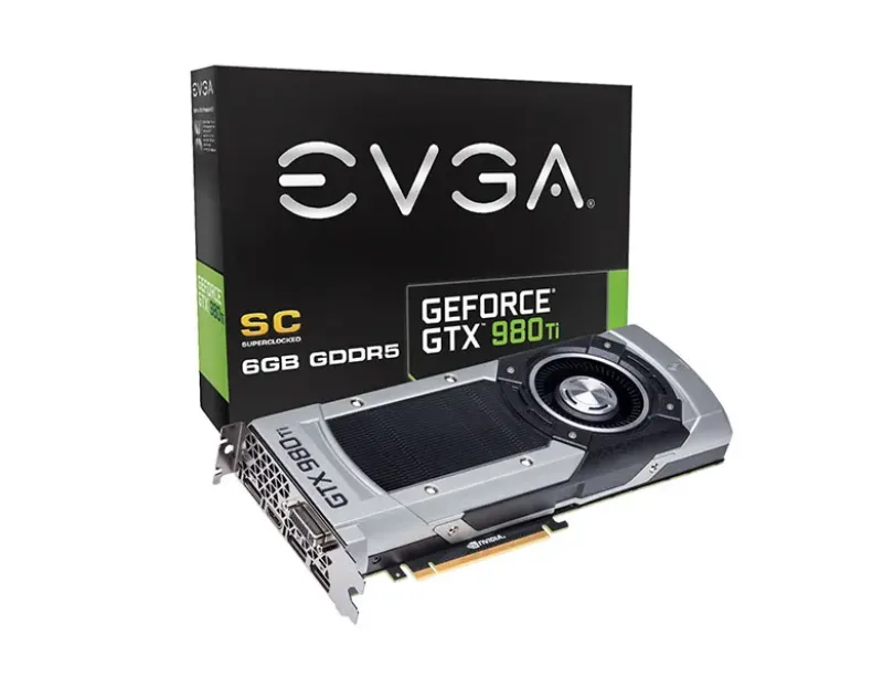 06G-P4-4992-AR - EVGA GeForce GTX 980 Ti SuperClocked 6GB 384-Bit GDDR5 PCI Express 3.0 SLI Support Video Graphics Card