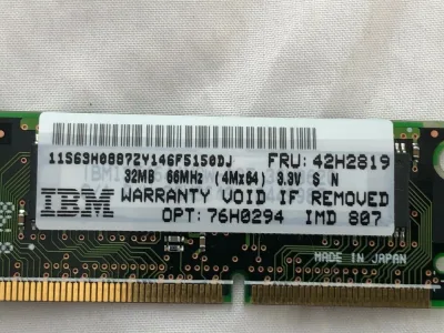 06H9891 - IBM 133MHz 66MHz 8KB