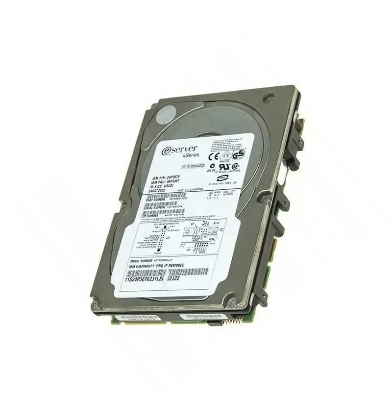 06P5367 - IBM 36.4GB 10000RPM Ultra-160 SCSI Slim-line 3.5-inch Hot Swapable Hard Disk Drive