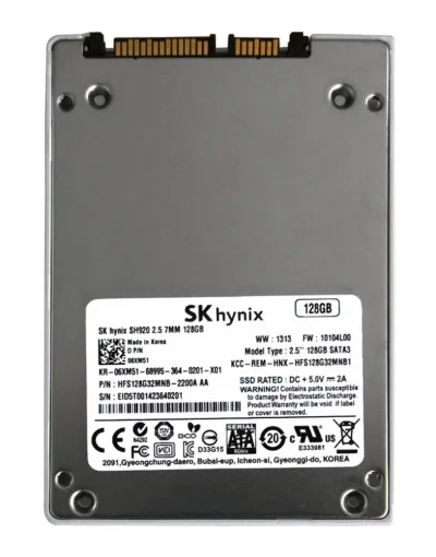 06XM51 - Dell 128GB SATA 2.5-inch Solid State Drive