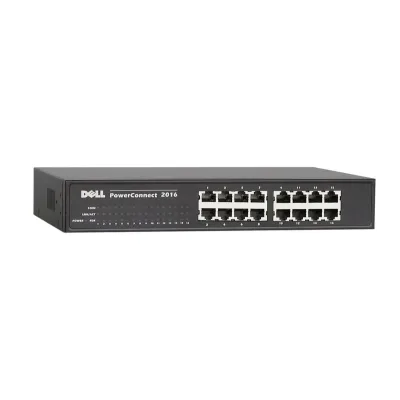 07H966 - Dell PowerConnect 2016 16 x Ports 10/100Base-T Rack-Mountable Fast Ethernet Switch