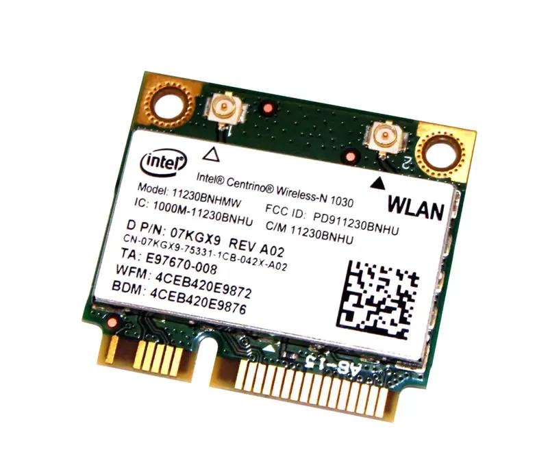 07KGX9 - Dell Intel Centrino Wireless-N 1030 300Mb/s PCI Express Half Mini Card Wi-Fi Card