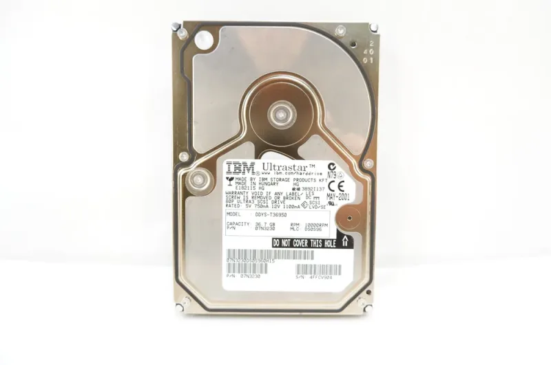 07N6370 - IBM 36.7GB 10000RPM Ultra-160 SCSI 3.5-inch Hard Disk Drive