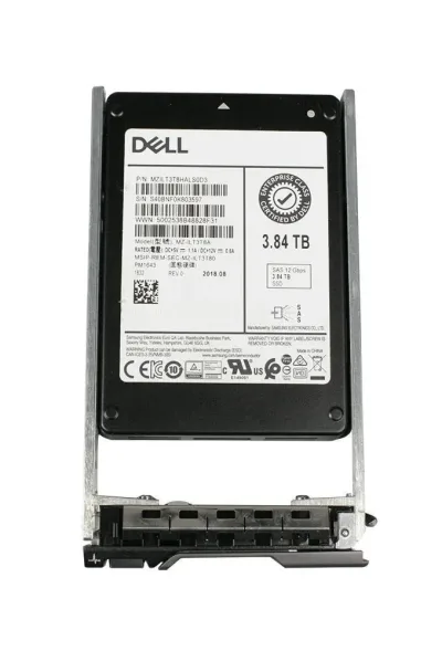 084PNK - Dell 3.84TB SAS 12Gb/s Mix Use Hot-Pluggable 2.5-inch Solid State Drive