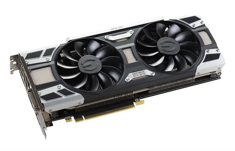 08G-P4-6171-KR - EVGA NVIDIA GeForce GTX 1070 8GB GDDR5 DVI/HDMI/3DisplayPort PCI-Express Video Card with ACX 3.0 Cooler