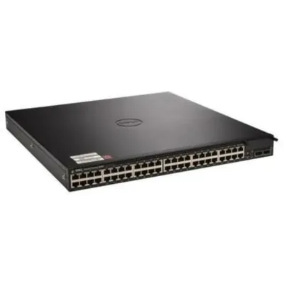 08KHT1 - Dell PowerConnect 8164F 48 x Ports 10 Gigabit SFP+ + 2 x Ports 40 Gigabit QSFP+ Layer 3 Managed Rack-Mountable Switch