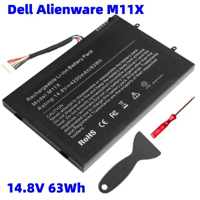 08P6X6 - Dell 14.8v 63wh Alienware M11x Battery Type Pt6v8