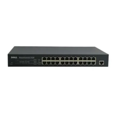 08X156 - Dell PowerConnect 2124 24 x Ports 10/100Base-T + 1 x Port 10/100/1000Base-T Fast Ethernet Network Switch