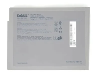 08Y849 - Dell 96Whr 14.8V 12-Cell Li-Ion Battery for Inspiron 1100, 5100, 5150, 5160, Latitude 100L