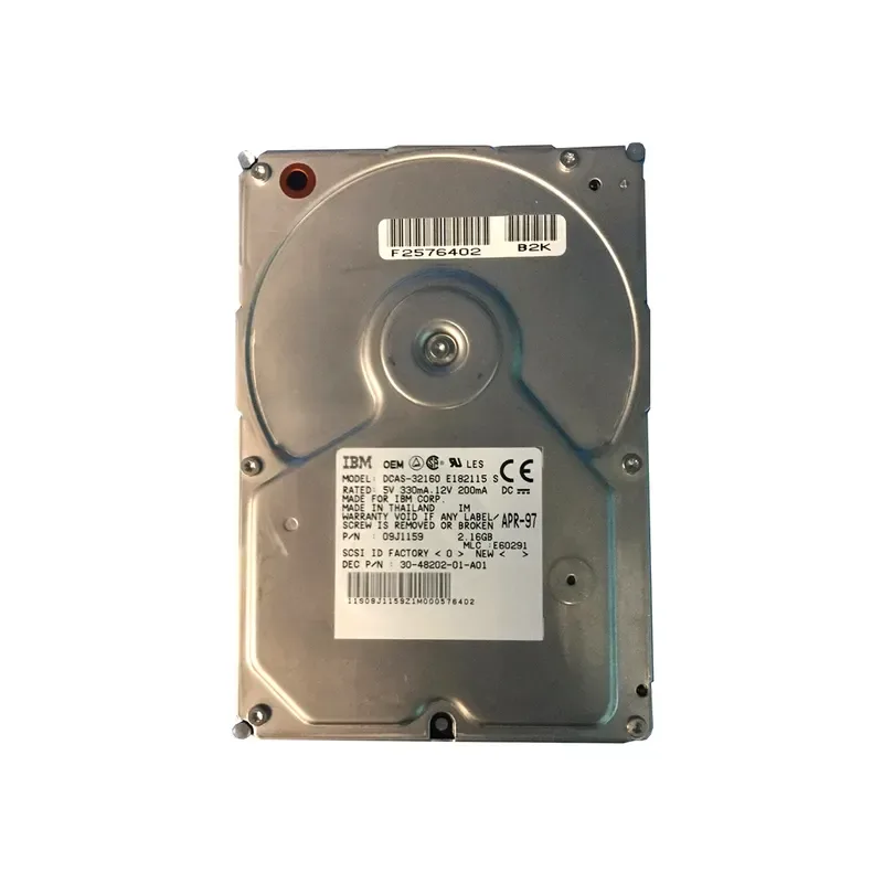 09J1159 - IBM 2.1GB 5400RPM Ultra SCSI 3.5-inch Hard Drive