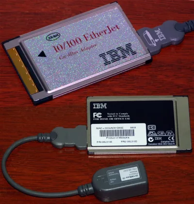 09N3709 - IBM 3Com 10-100 Lan CardBus with Dongle