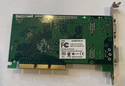 09N9237 - IBM 971-0301 Matrox G450 AGP-2xVGA 16MB Card