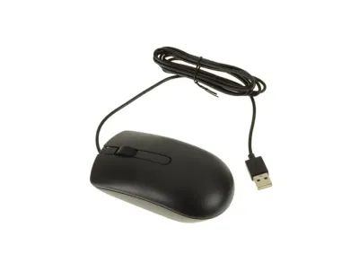 09NK2 - Dell MS116p Optical Black USB 2 1000Dpi Scroll Wheel Mouse