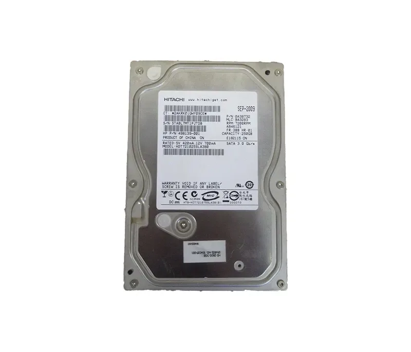 0A38732 - Hitachi Deskstar 7K1000.B 250GB 7200RPM SATA 3GB/s 8MB Cache 3.5-inch Hard Disk Drive
