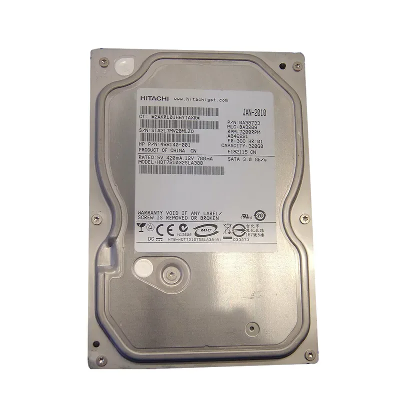 0A38733 - Hitachi Deskstar 7K1000.B 320GB 7200RPM SATA 3Gb/s 8MB Cache 3.5-inch Hard Drive