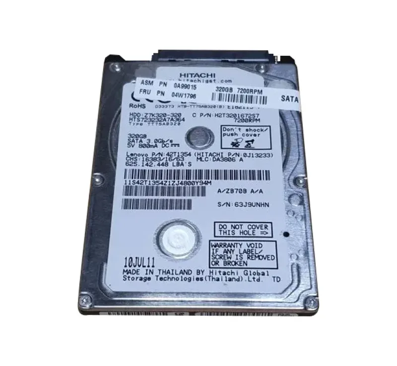 0A99015 - Lenovo 320GB 7200RPM SATA 3Gb/s 2.5-inch Hard Drive