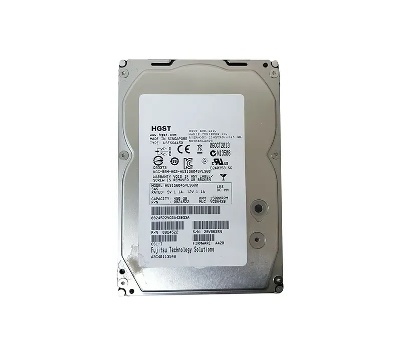 0B24522 - Hitachi 450GB 15000RPM SAS 6Gb/s 3.5-inch Hard Drive