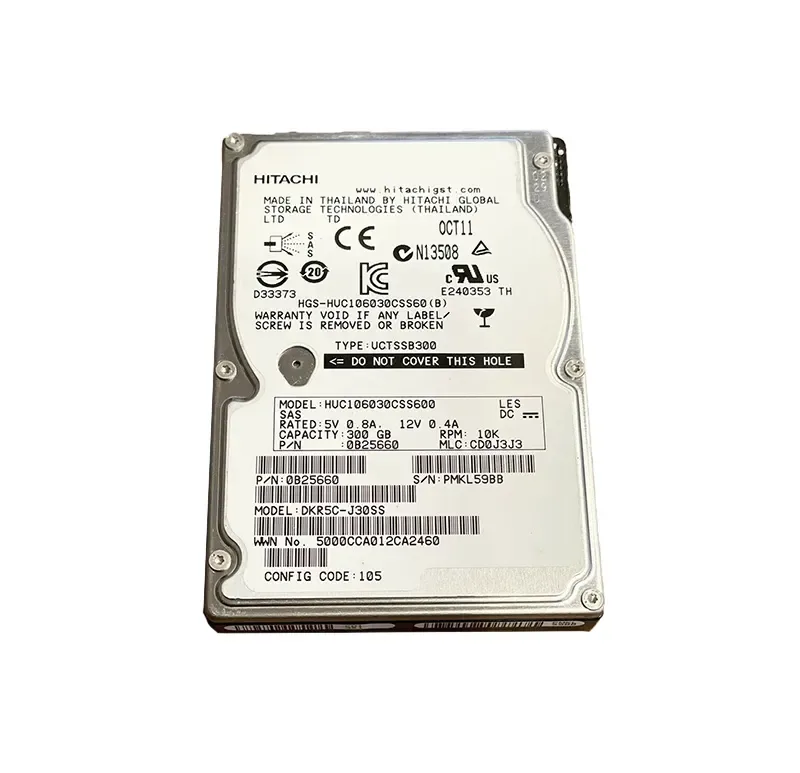 0B25660 - Hitachi 300GB 10000RPM SAS 6Gb/s 2.5-inch Hard Drive