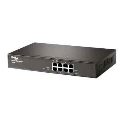 0C752K - Dell PowerConnect 2808 8 x Ports 10/100/1000Base-T Gigabit Ethernet Managed Switch