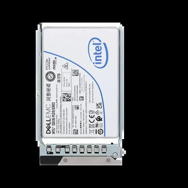 Dell 0D4GH 30.72TB Quad-Level Cell PCI Express NVMe 4.0 x4 U.2 2.5-Inch Solid State Drive