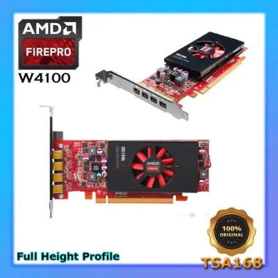 0DJ1Y6 - Dell AMD FirePro W4100 2GB 4x DisplayPort Low Profile Video Graphics Card
