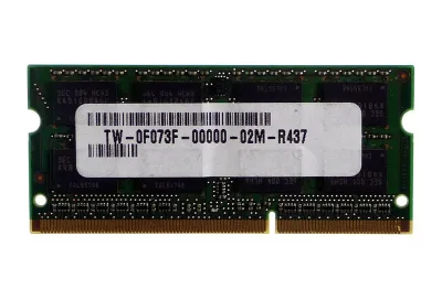 0F073F - Dell 2GB DDR3-1333MHz PC3-10600 non-ECC Unbuffered CL9 204-Pin Dual Rank 1.35V SoDIMM Memory Module