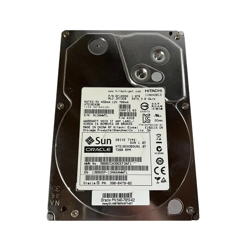 0F10999 - Hitachi 1TB 7200RPM SATA 3.5-inch Hard Drive