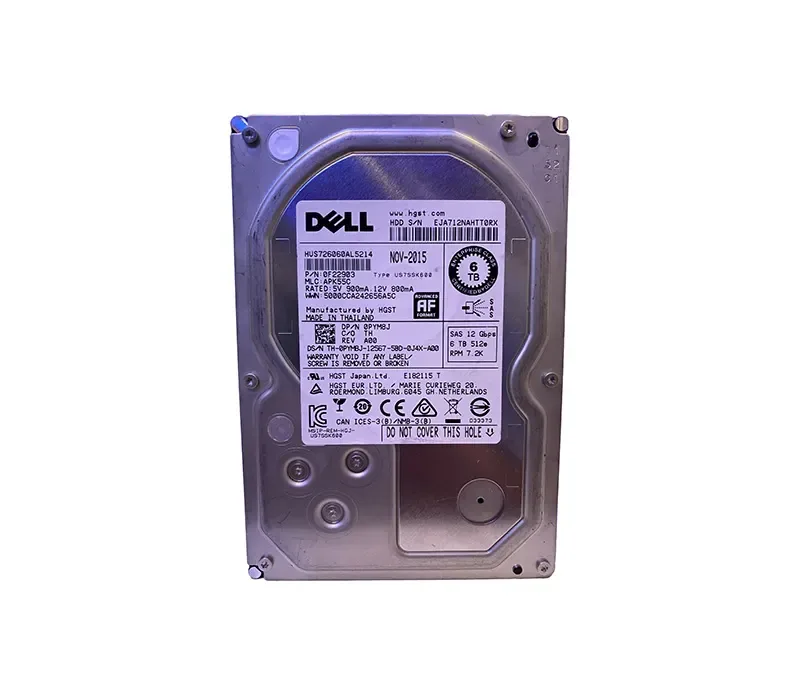 0F22903 - Hitachi 6TB 7200RPM SAS 12Gb/s 3.5-inch Hard Drive
