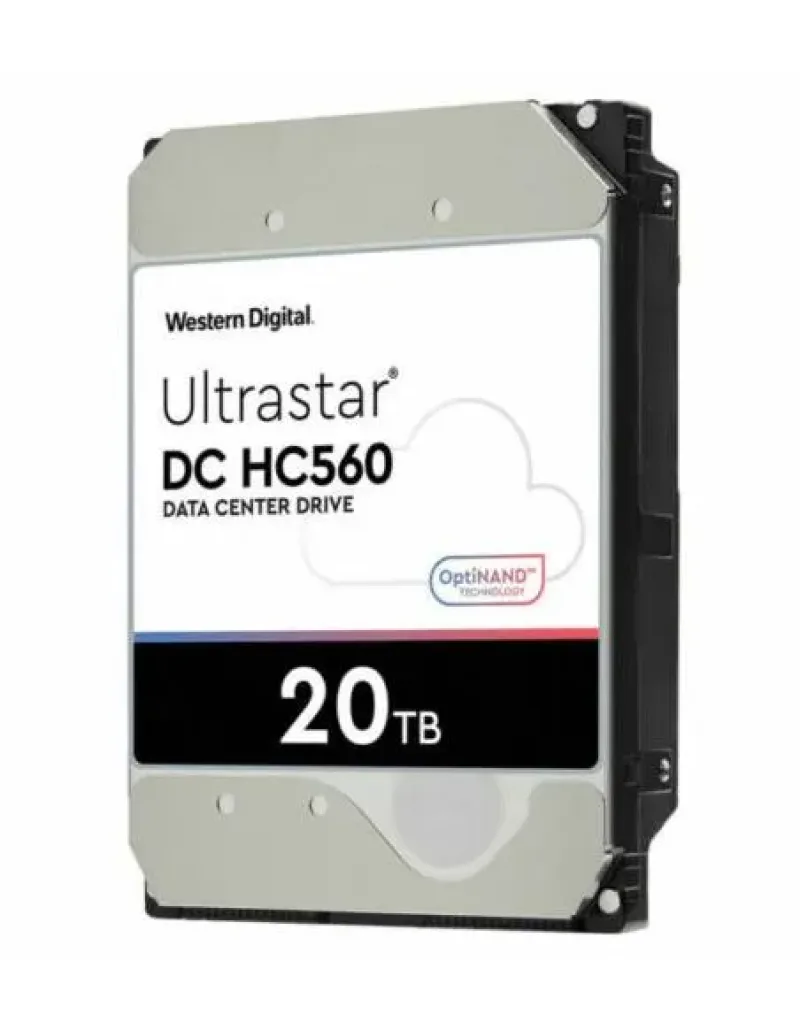 0F38755 - Western Digital Ultrastar DC HC560 20TB 7200RPM SATA 6Gb/s SE 512MB Cache 512e 3.5-inch Hard Drive