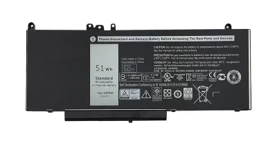 0F5WW5 - Dell 4-Cell 6880mAh 51Wh 7.4V Li-Ion Battery for Latitude E5450 / E5550