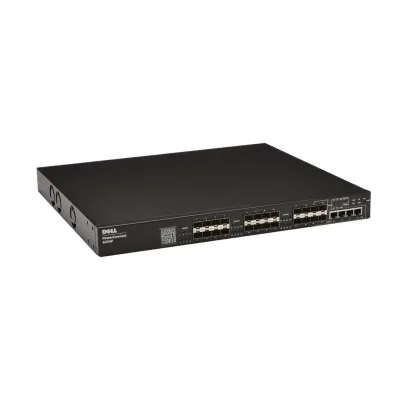 0FN848 - Dell PowerConnect 6224F 24 x Port 10/100/1000 + 4 x SFP combo Ports Layer 3 Managed Gigabit Ethernet Network Switch