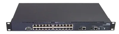 0G0487 - Dell PowerConnect 3324 24 x Ports 10/100Base-T + 2 x Ports SFP + 2 x Ports 10/100/1000 Fast Ethernet Managed Network Switch