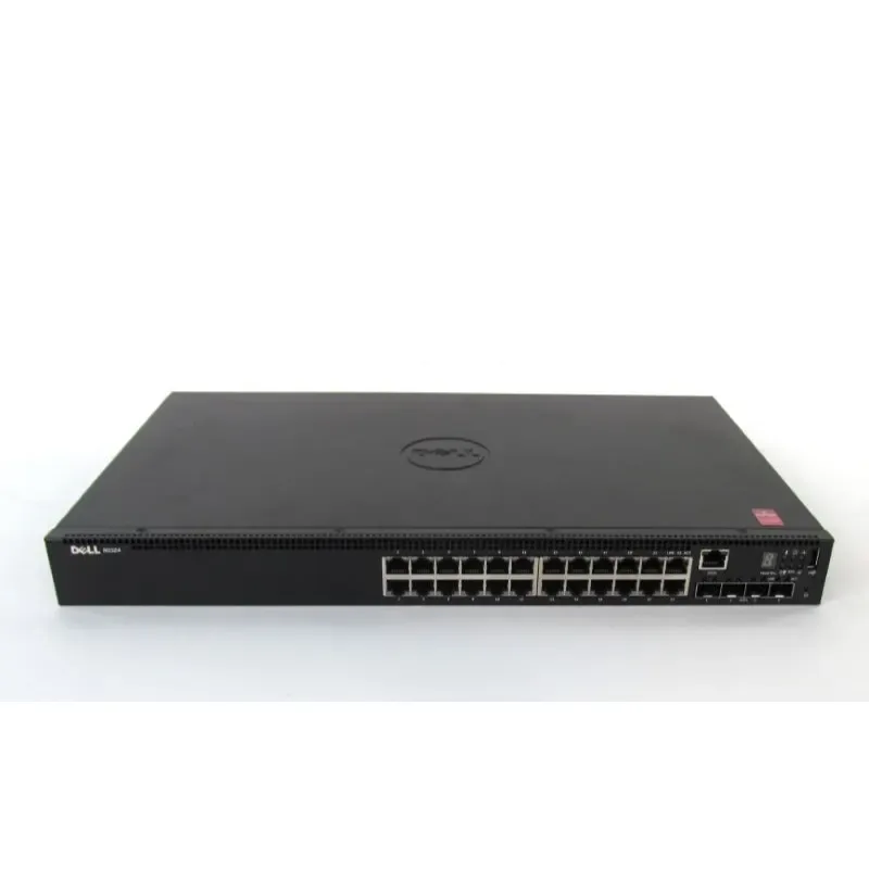 0G62KT - Dell PowerConnect N1524P 24-Ports 24 x 10/100/1000 + 4 x 10 Gigabit SFP+ PoE+ Rack-Mountable Layer 2 Managed Switch