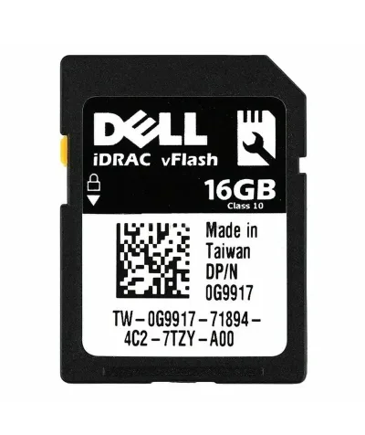 0G9917 - Dell 16GB Class 10 SD Flash Memory Card