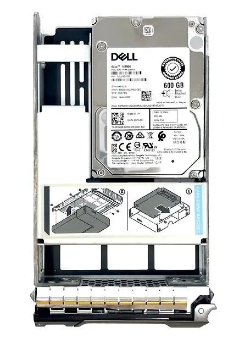0GF21N - Dell 600GB 10000RPM SAS 6Gb/s 3.5-inch Hard Drive